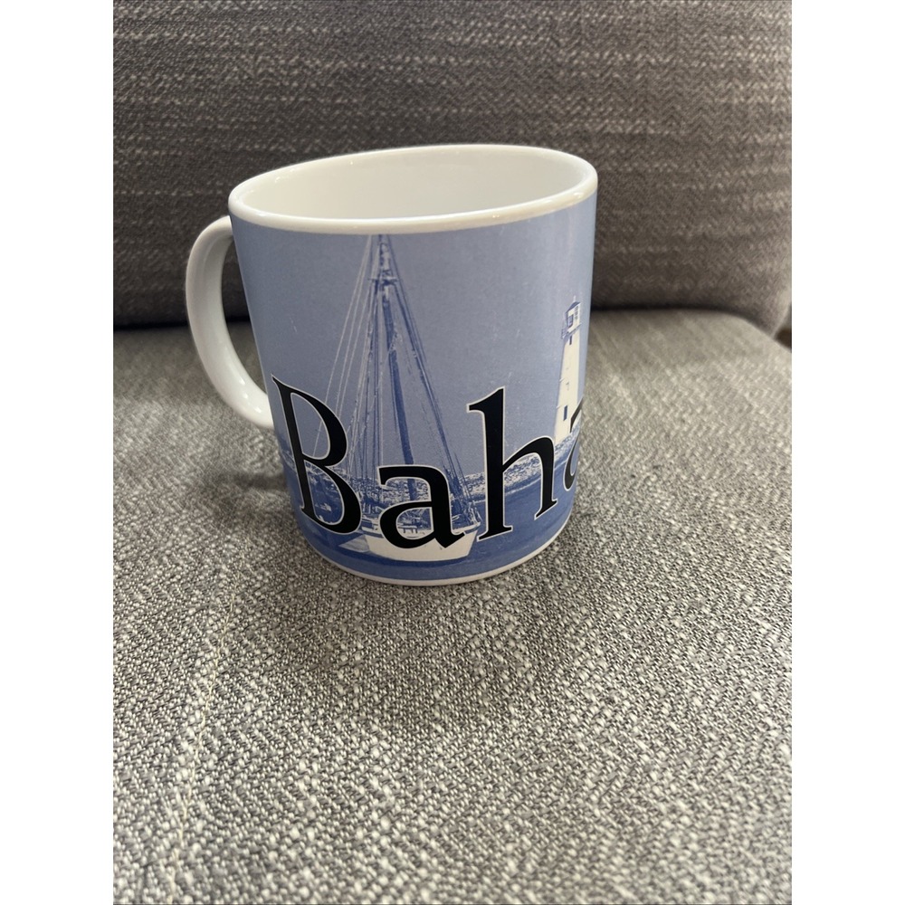Starbucks Bahamas Coffee Cup Architect Series 2005 Mug Blue 20oz New